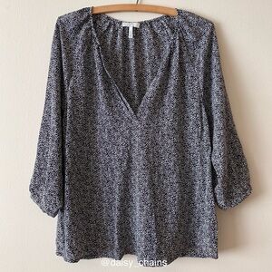 Joie 3/4-Sleeve Silk Blouse